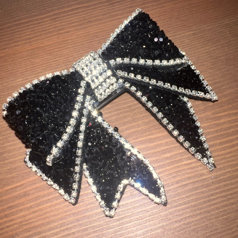 Rhinestone Bow Decor Hair Clip